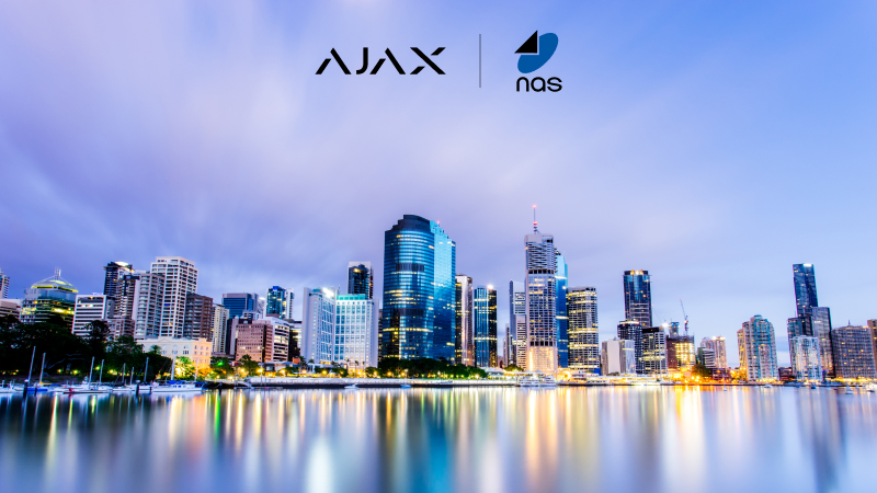 Ajax Systems partners with NAS Australia, starting its expansion into the market