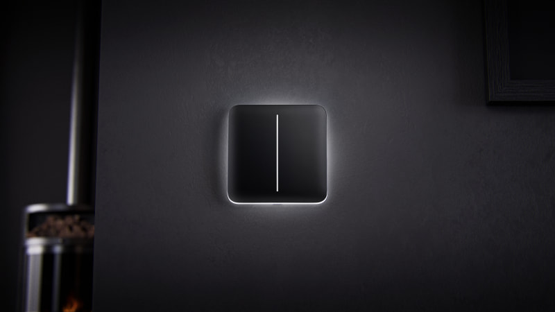 Interruptor de iluminação inteligente LightSwitch: conforto e segurança com um toque
