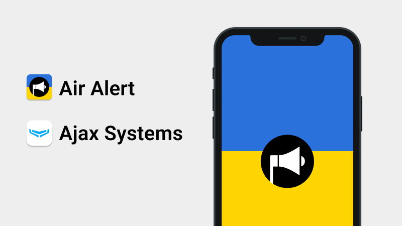 Introducing the solution to notify the public of war alarms via Ajax security systems