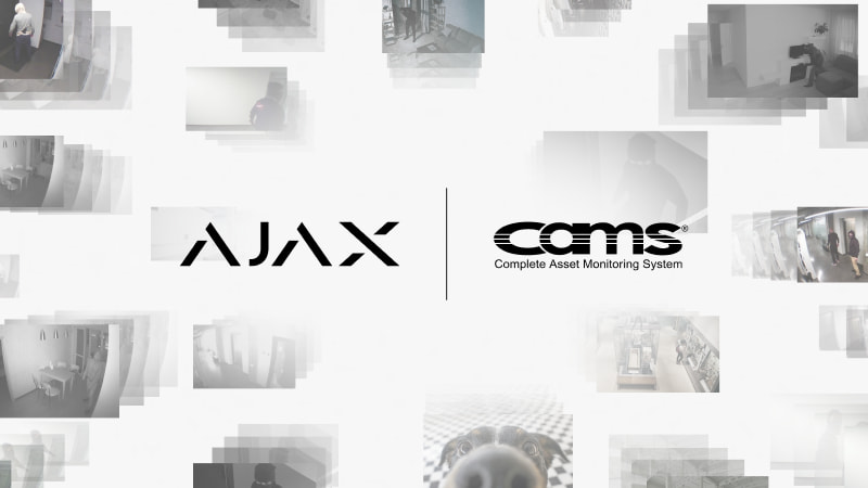 Ajax is integrated with the CAMS monitoring software