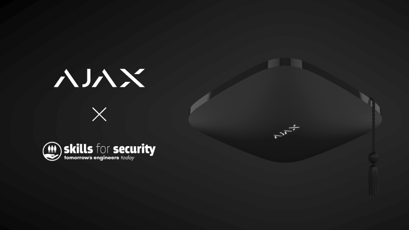Ajax Systems introduces Skills for Security as a  new educational partner in the UK