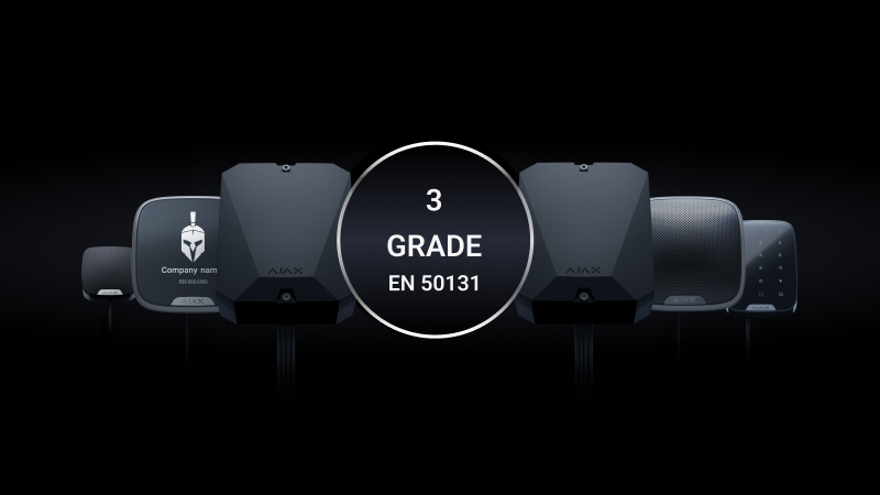 Entering the high-end security market with new Grade 3 certification