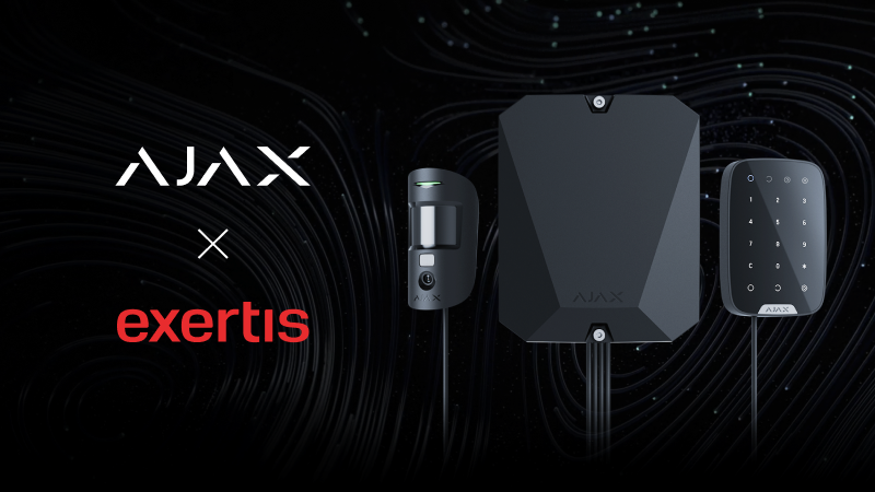 Ajax Systems посилює свою присутність у Швеції разом з Exertis